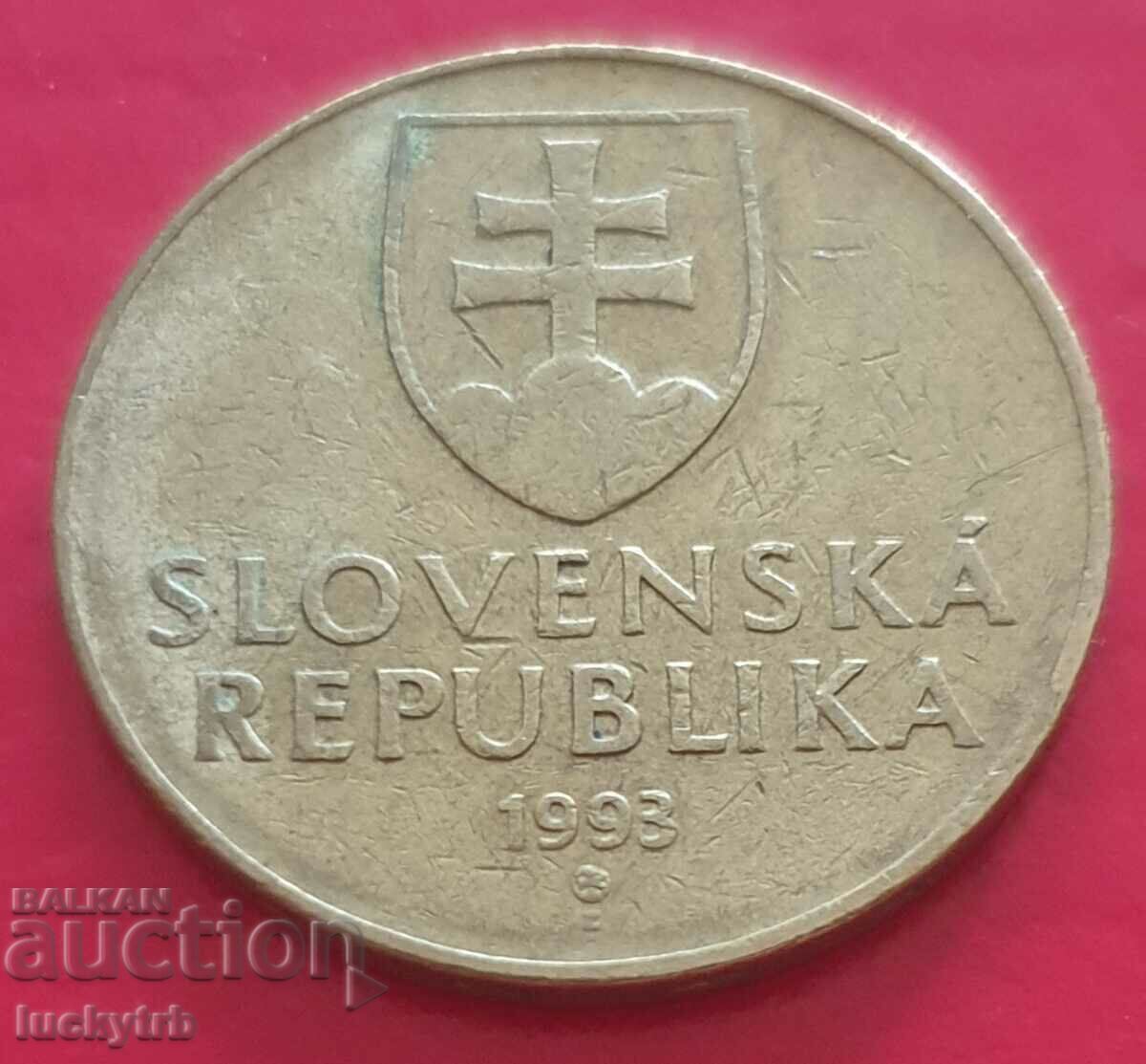 10 crowns 1993 - Slovakia with price 0.80 BGN | € 0.41