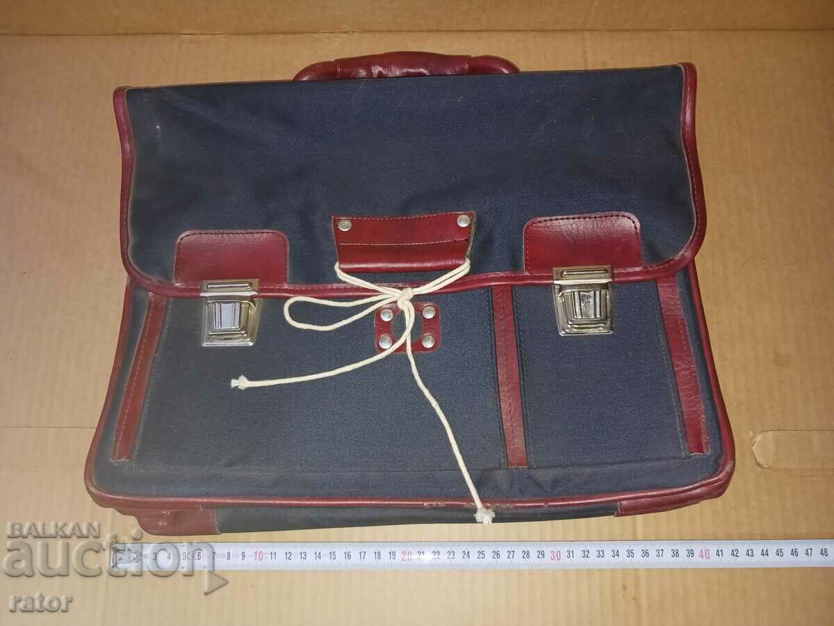 Old commander's, officer's bag for documents