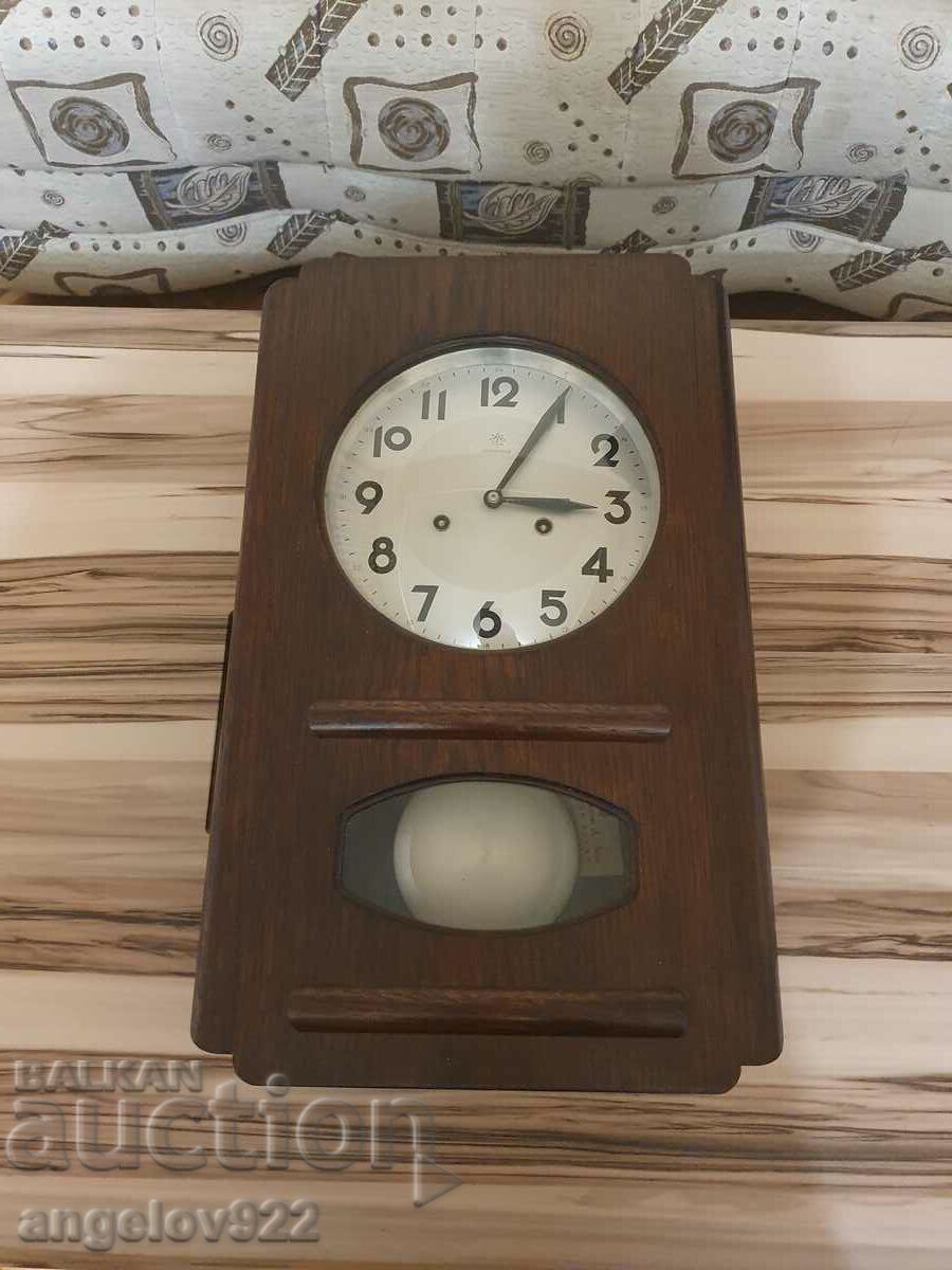 JUNGHANS German Wall Clock WORKING