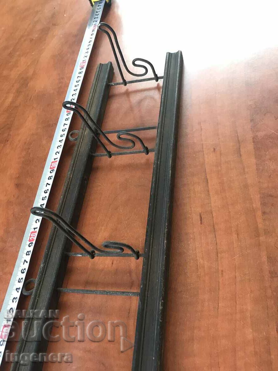 HANGER HANGER WOOD METAL SLIDING ANTIQUE with price 29.00 BGN | € 14.83 HANGER HANGER WOOD METAL SLIDING ANTIQUE with price 29.00 BGN | € 14.83