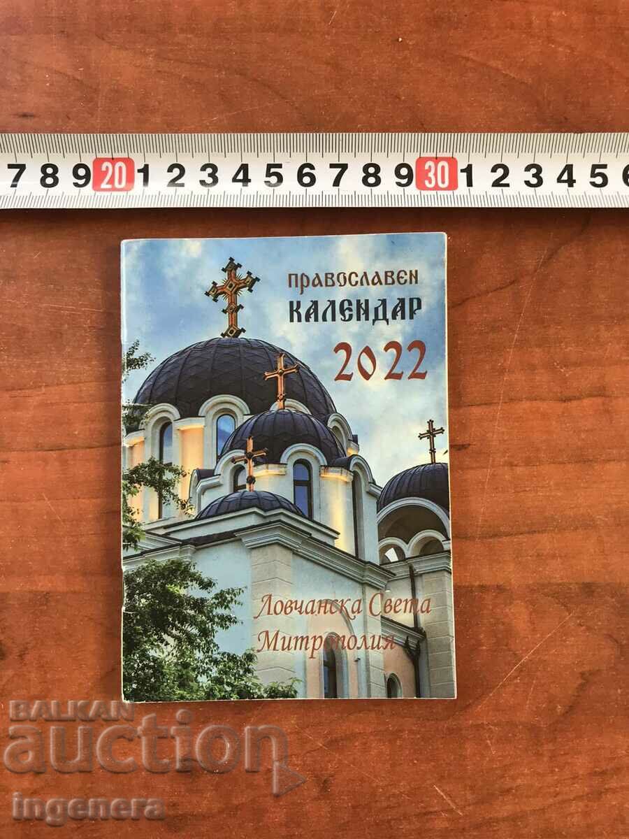 CALENDAR ORTODOX CALENDAR BISERICA PATRIARH- 2022