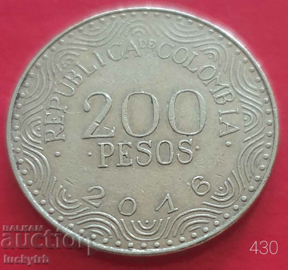 200 pesos 2016 - Colombia