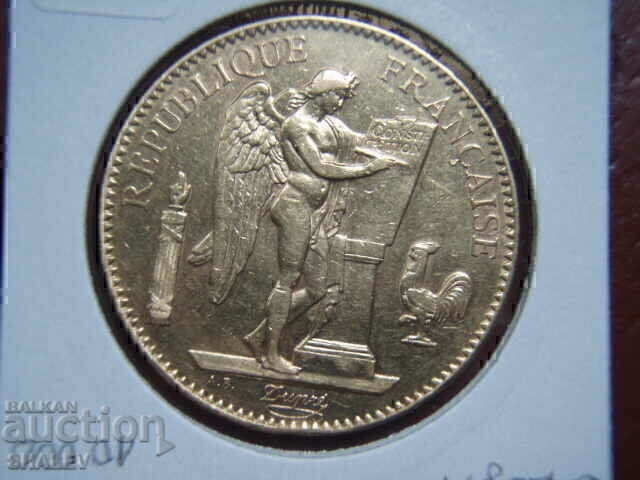 100 Francs 1903 А France (100 франка Франция) - AU (злато) - 5 100 Francs 1903 А France (100 франка Франция) - AU (злато) - 5