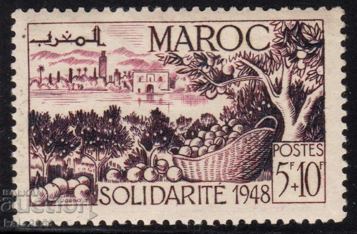 France/Morocco-1949-May 1st-Solidarity Day,MNH