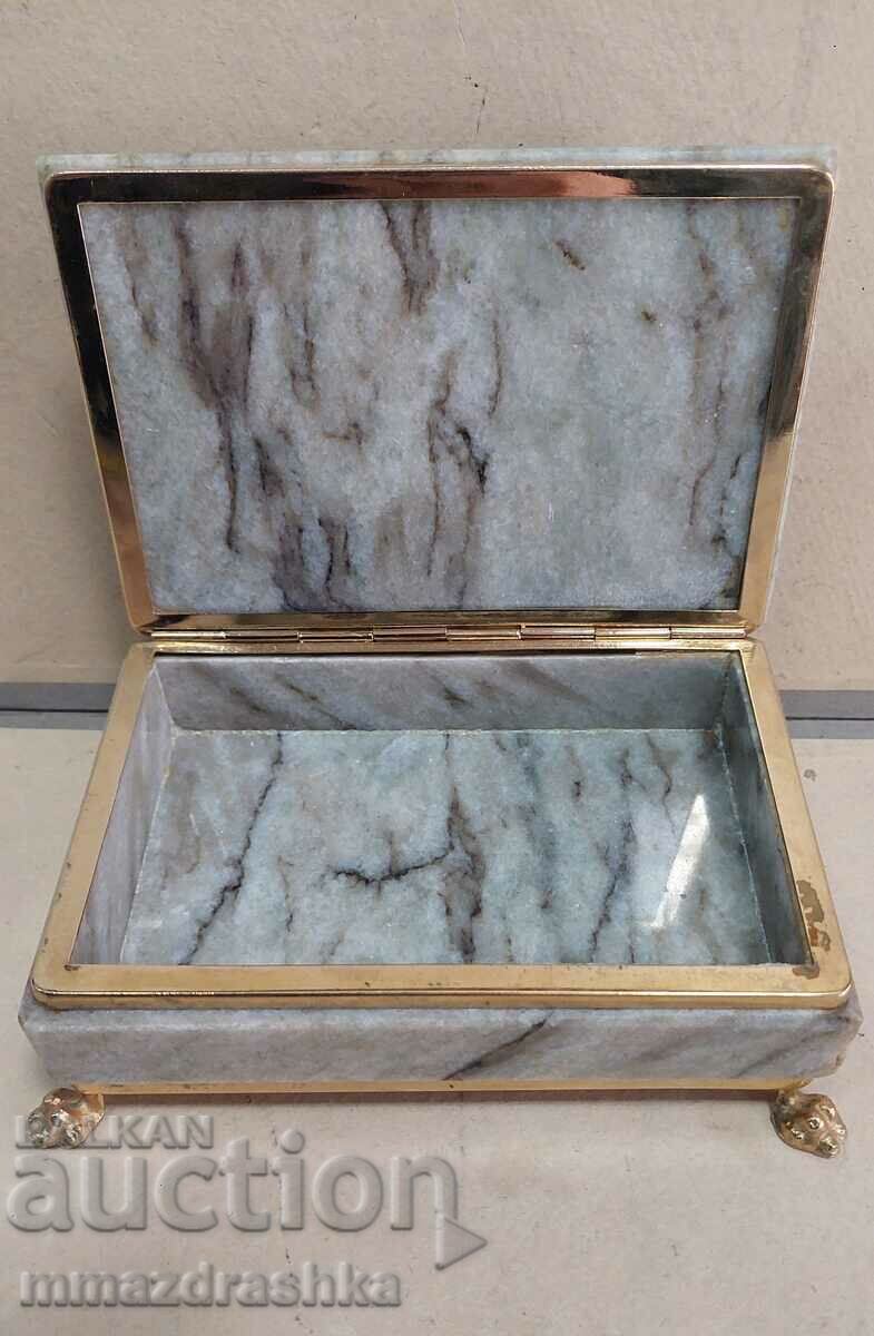 Marble jewelry box, excellent