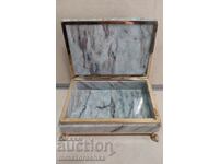 Marble jewelry box, excellent