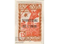 Френска Гвиана-1932 надп.за L''ININI-стрелец с лък,MLH