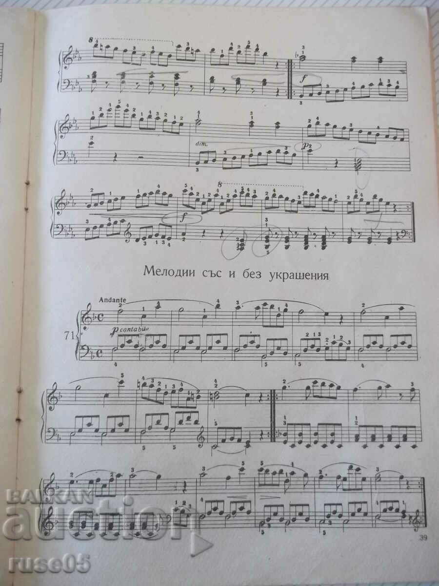 Delivery of Sheet music "First piano teacher - Karl Czerny" - 56 pages. Delivery of Sheet music "First piano teacher - Karl Czerny" - 56 pages.