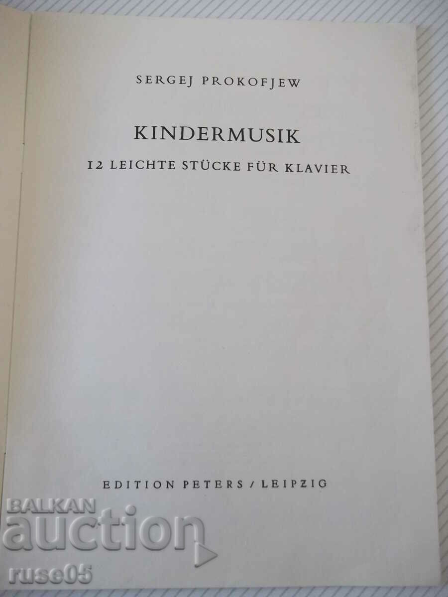 Παρτιτούρες "Kindermusik - Sergej Prokofjew" - 24 σελίδες. με τιμή 10.00 BGN | € 5.11