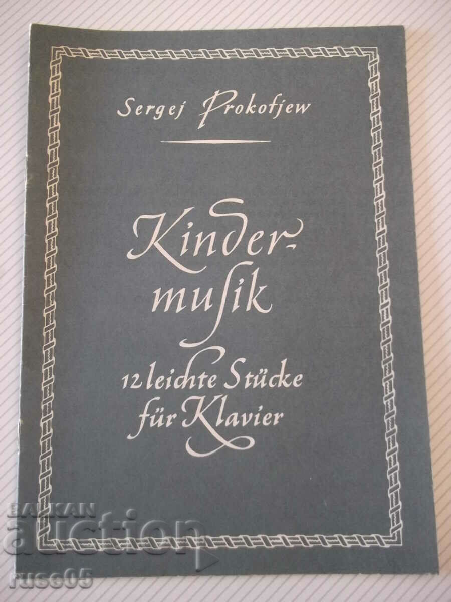 Sheet music "Kindermusik - Sergej Prokofjew" - 24 pages.