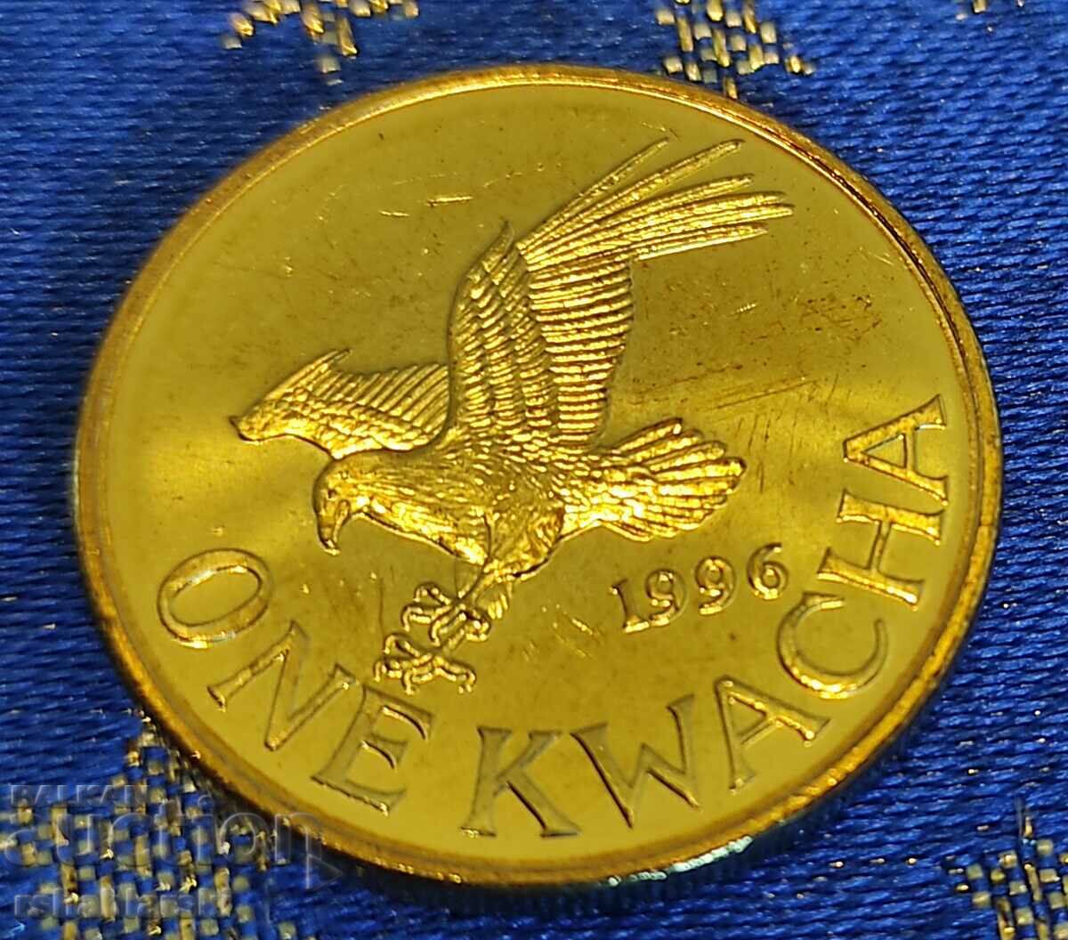 Moneda Malawi 1 Kwacha, 1996