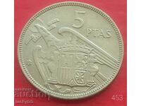 5 pesetas 1957 "65" - Spain