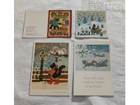 HUD GREETING CARDS. M.V. VASNETSOV 4 ISSUES