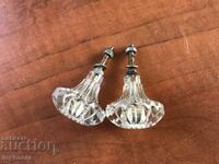 HANDLE HANDLES FOR FURNITURE GLASS METAL ANTIQUE- 2 PCS.