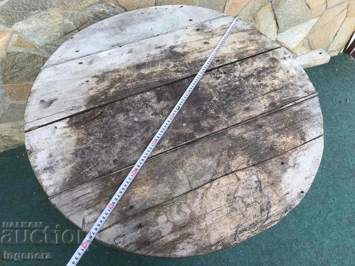 Delivery of TABLE WOOD ROUND SWIVEL HANDLE ASSEMBLY ANTIQUE Delivery of TABLE WOOD ROUND SWIVEL HANDLE ASSEMBLY ANTIQUE