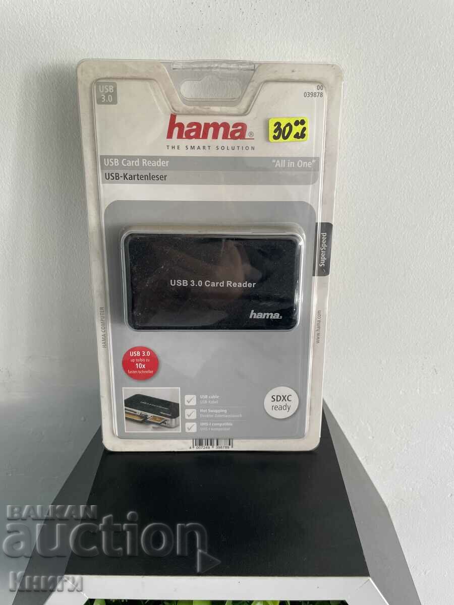 USB Card Reader Hama - нов