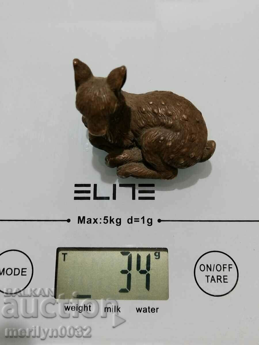 Old deer figurine silver 925/1000 figure decoration - 7 Old deer figurine silver 925/1000 figure decoration - 7