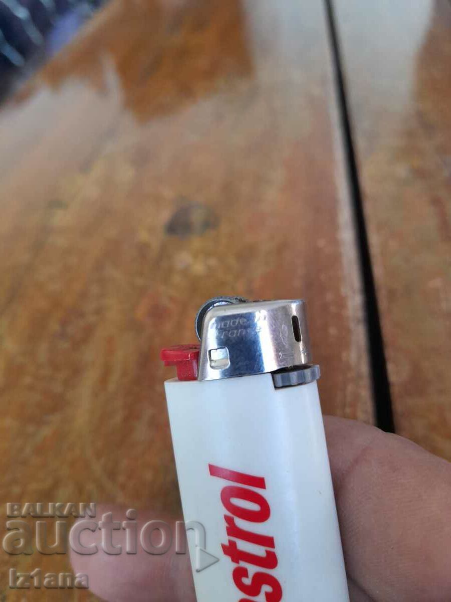 Old Bic Castrol lighter with price 16.00 BGN | € 8.18