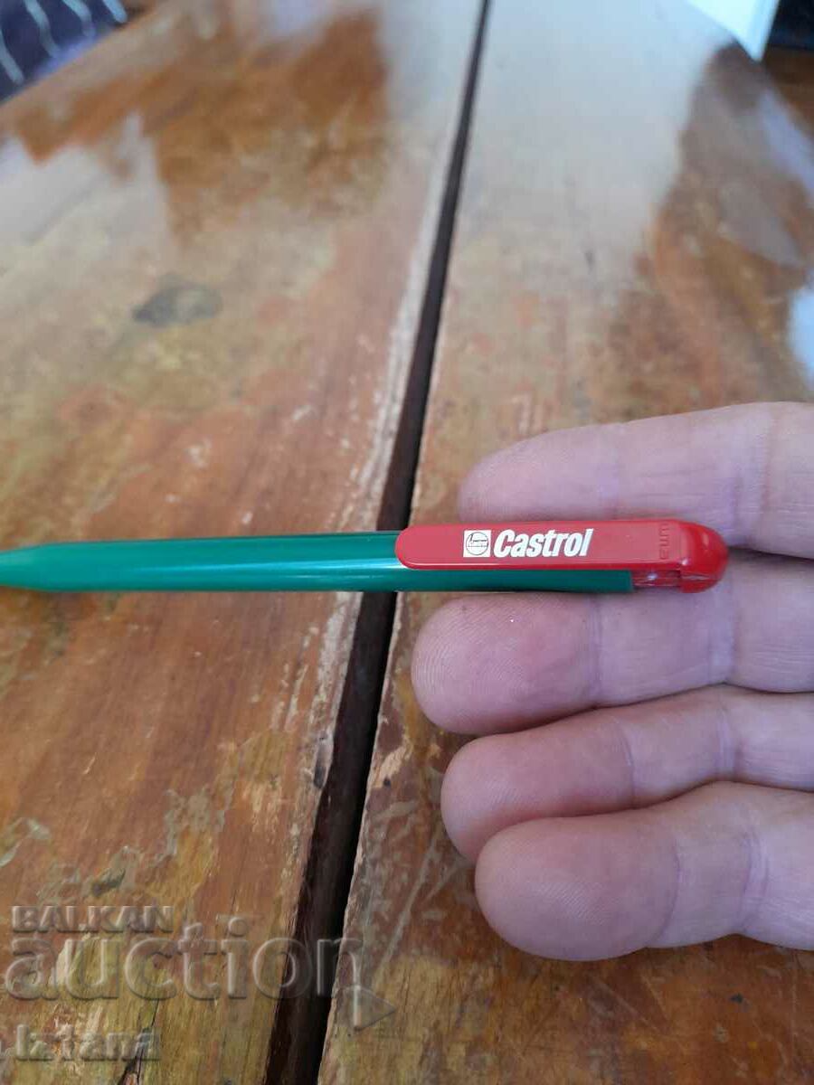 Old chemical, Castrol fountain pen with price 11.00 BGN | € 5.62 Old chemical, Castrol fountain pen with price 11.00 BGN | € 5.62