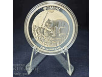 Australian wombat 2024 1 OZ Silver