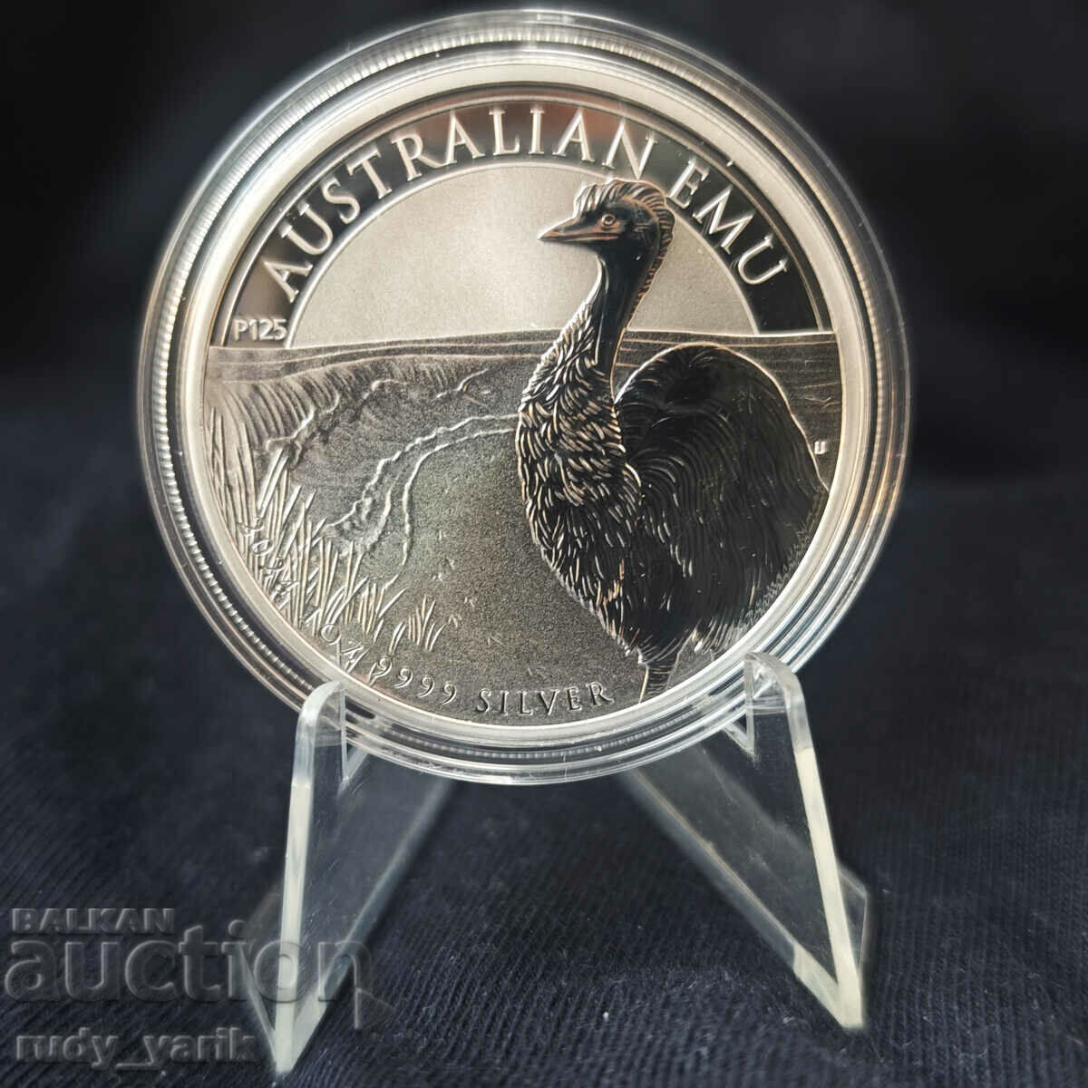 Αυστραλιανή emu 2024 1 OZ Silver