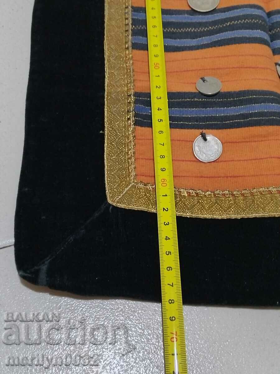 Auction Old woven steam embroidered and embroidered apron, costume Auction Old woven steam embroidered and embroidered apron, costume