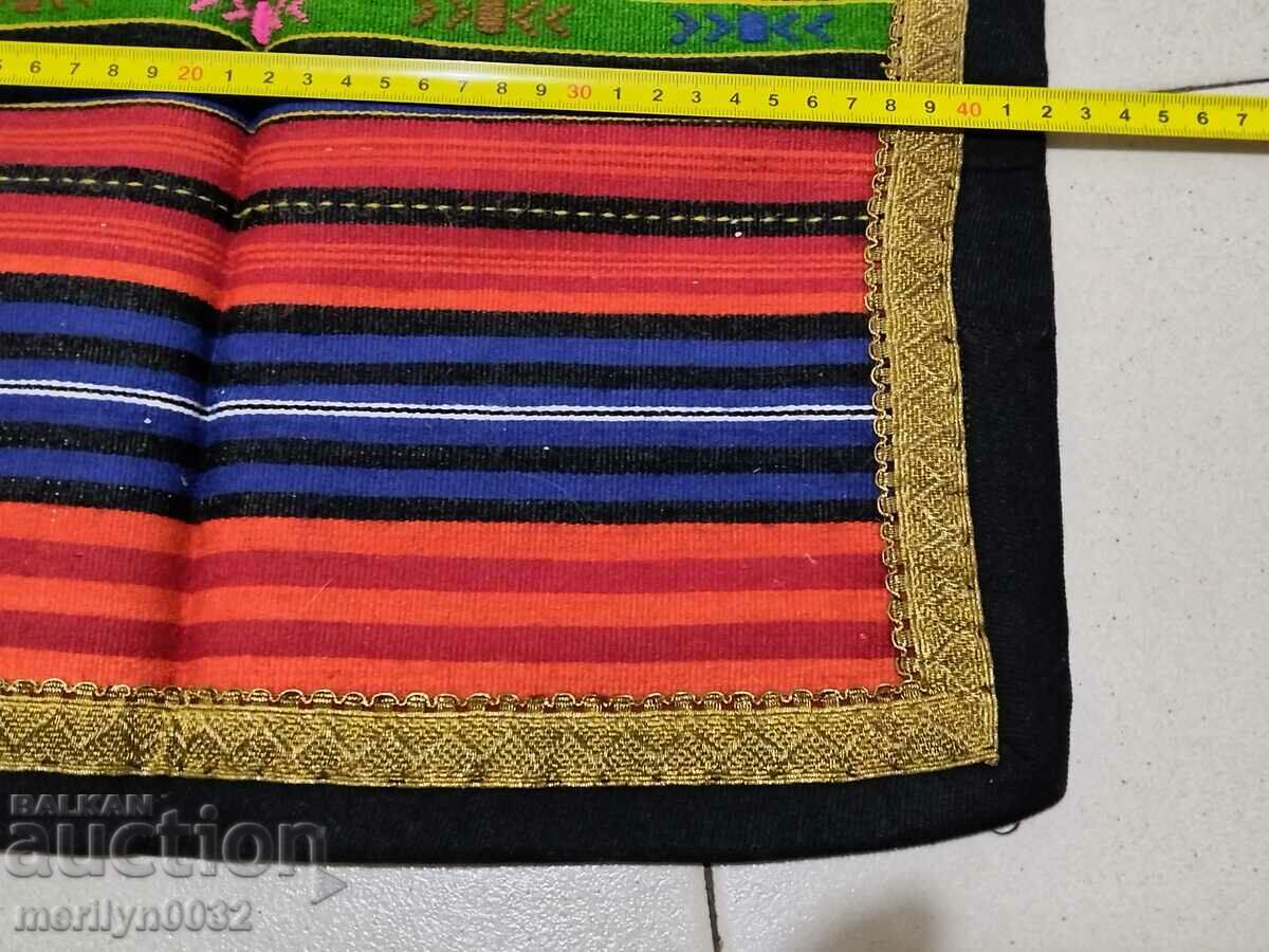 Old woven embroidered and embroidered apron, costume - 5 Old woven embroidered and embroidered apron, costume - 5