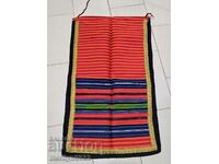 Old woven embroidered and embroidered apron, costume