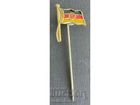 39018 East Germany country flag sign 1950s