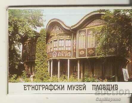 Map Bulgaria Plovdiv Ethnographic Museum Albumche mini