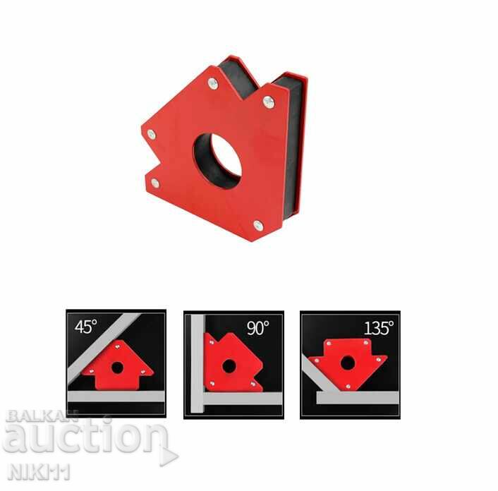 Magnetic welding angle, right angle with welding magnet with price 11.00 BGN | € 5.62