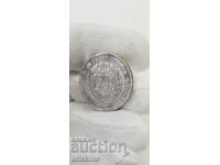 Princely silver coin 2 BGN 1882 Alexander Battenberg