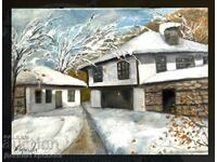 Denitsa Garelova oil painting 30/40 "The first snow""