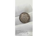 Princely silver coin 1 BGN 1882. Alexander Battenberg