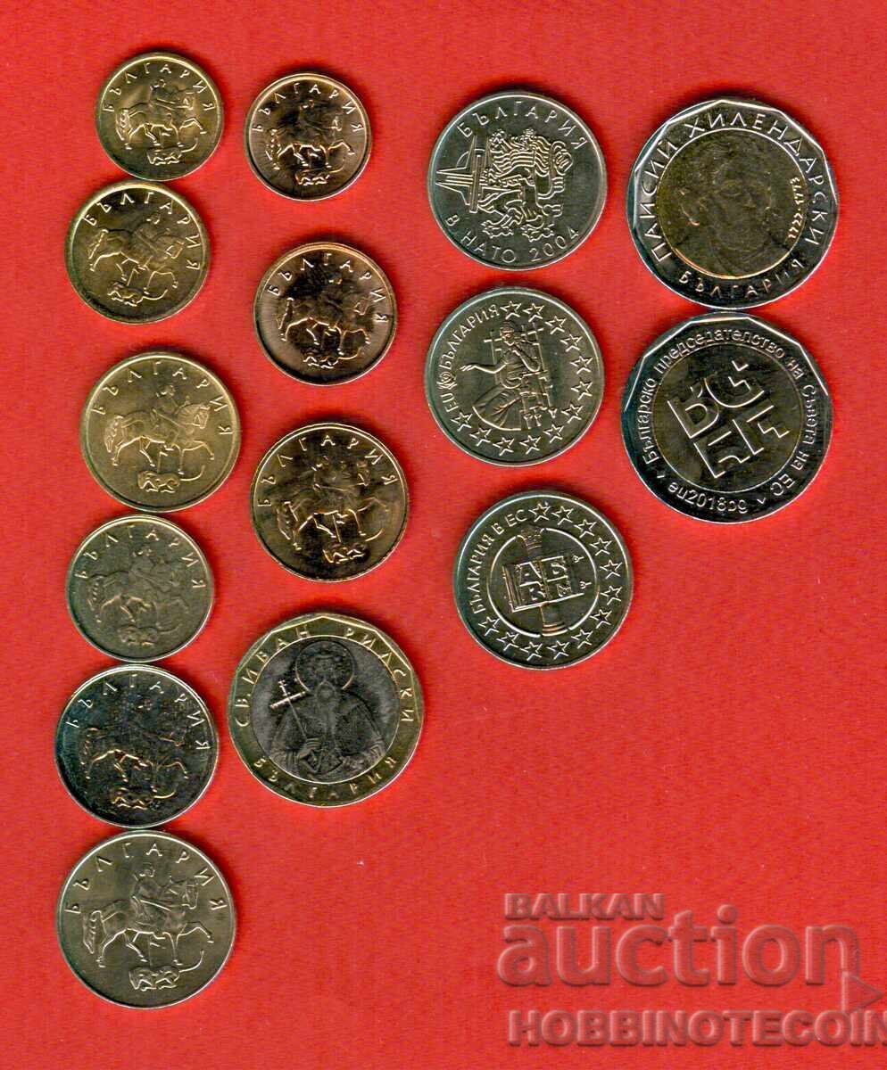 BULGARIA ALL CIRCULATING COINS from 1999 to 2018 - UNC with price € 99.00 | 193.63 BGN