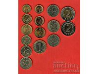 ΒΟΥΛΓΑΡΙΑ ΟΛΑ ΤΑ ΚΥΚΛΟΦΟΡΙΑΚΑ ΝΟΜΙΣΜΑΤΑ από 1999 έως 2018 - UNC