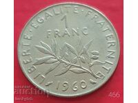 1 franc 1960 - Franța