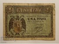 Spania 1 peseta / Spania 1 peseta 1938