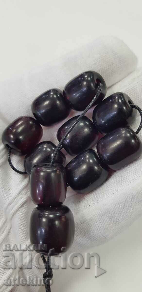 Turkish Ottoman Amber Rosary Beads - Red with price 160.00 BGN | € 81.81