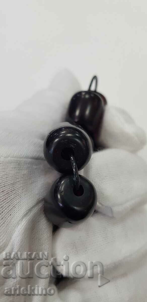 Delivery of Turkish Ottoman Amber Rosary Beads - Red