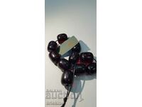 Turkish Ottoman Amber Rosary Beads - Red