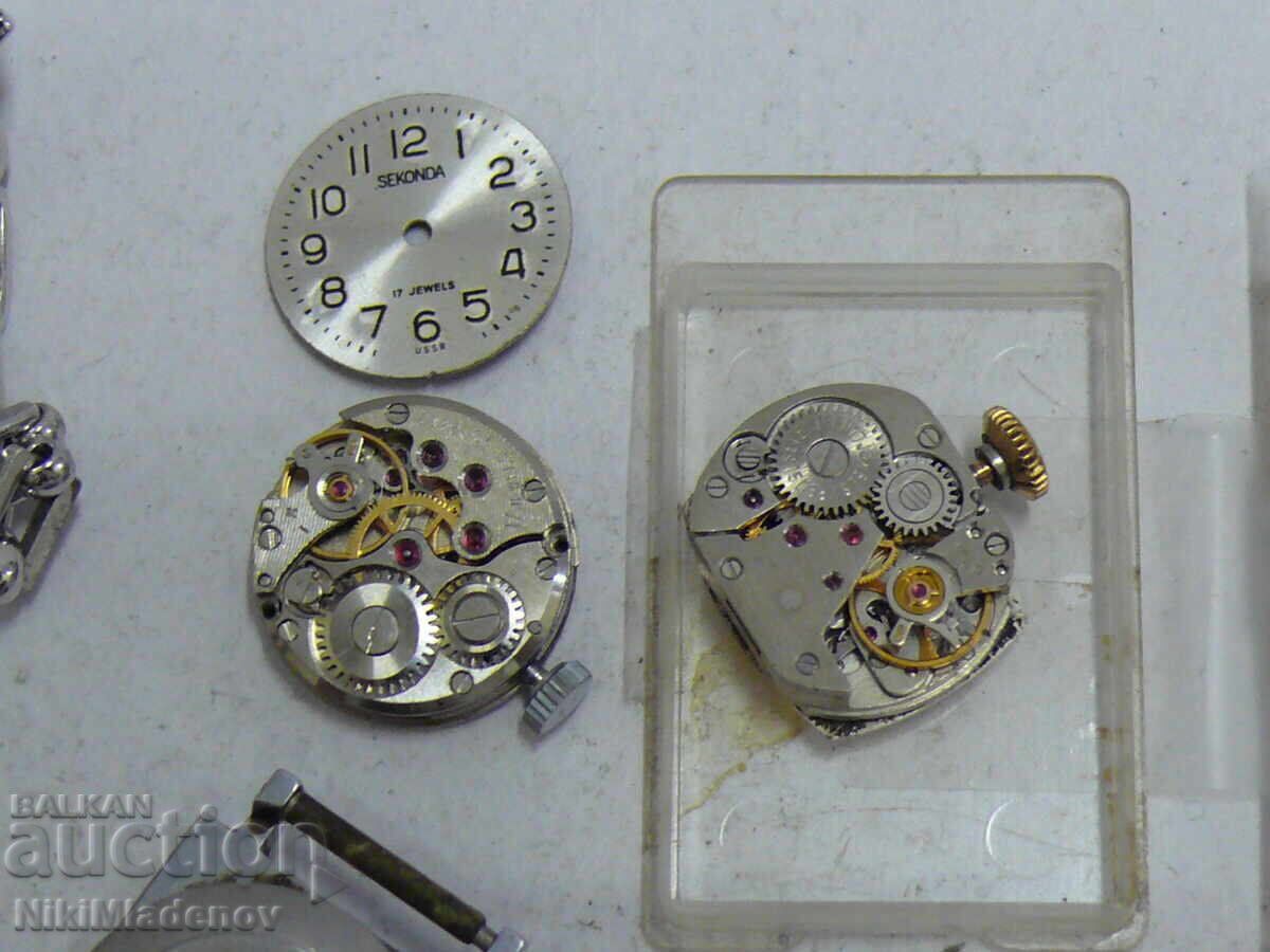 Lot of ladies' ZARIA and CHAIKA wristwatches and other parts - 6 Lot of ladies' ZARIA and CHAIKA wristwatches and other parts - 6