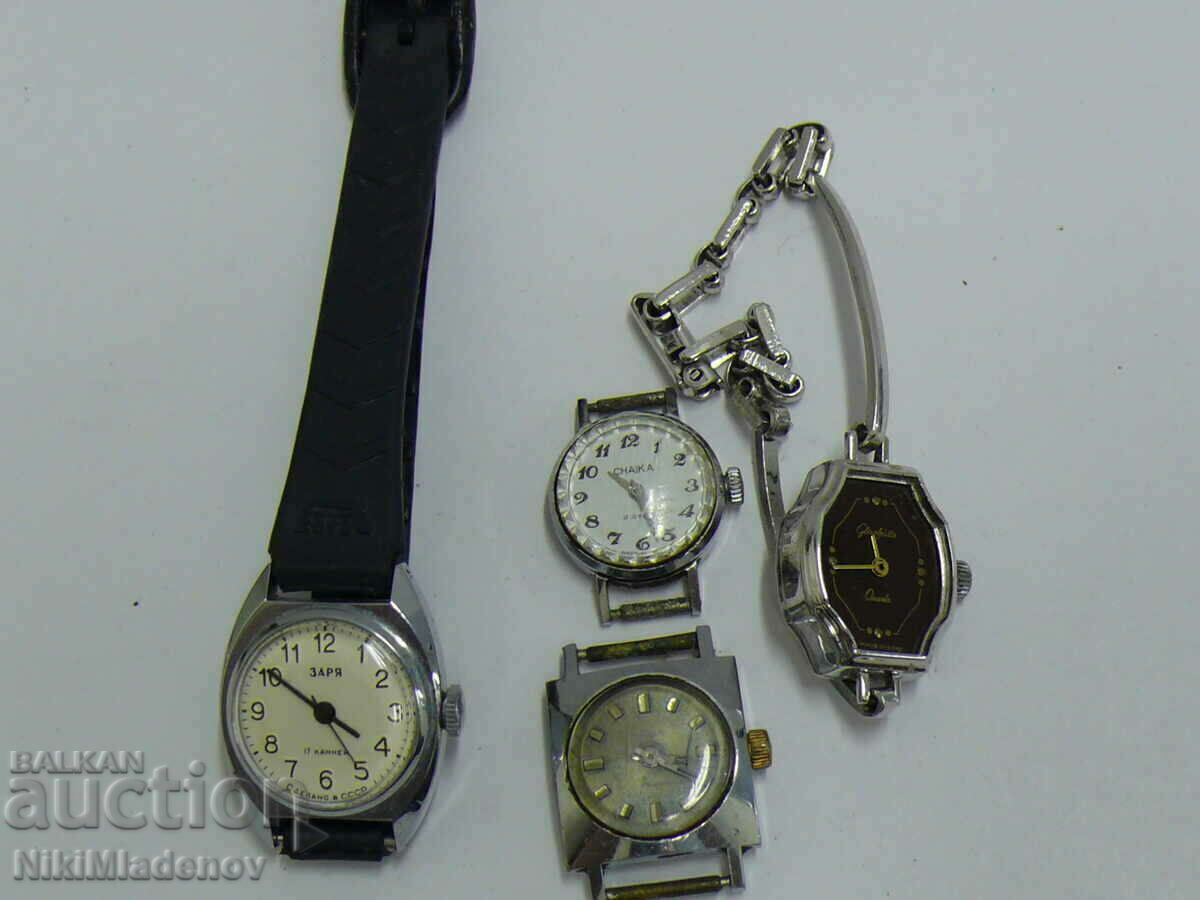 Lot of women's ZARYA CHAIKA wristwatches