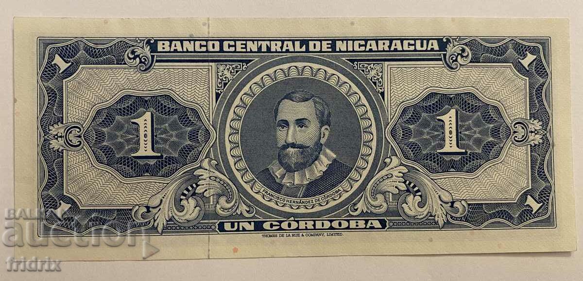 Nicaragua 1 cordoba / Nicaragua 1 cordoba 1968 with price 16.00 BGN | € 8.18