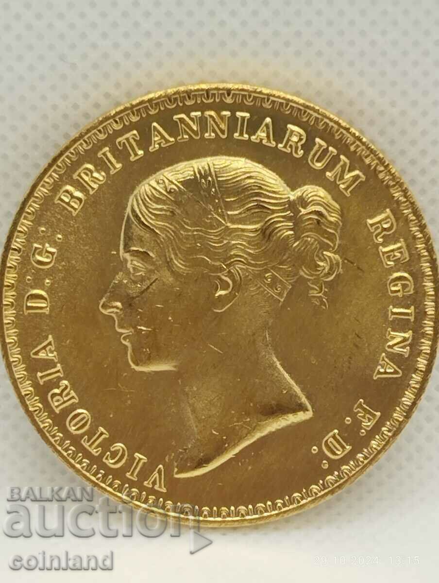 5 ПАУНДА 1839г-РЕПЛИКА РЕПРОДУКЦИЯ