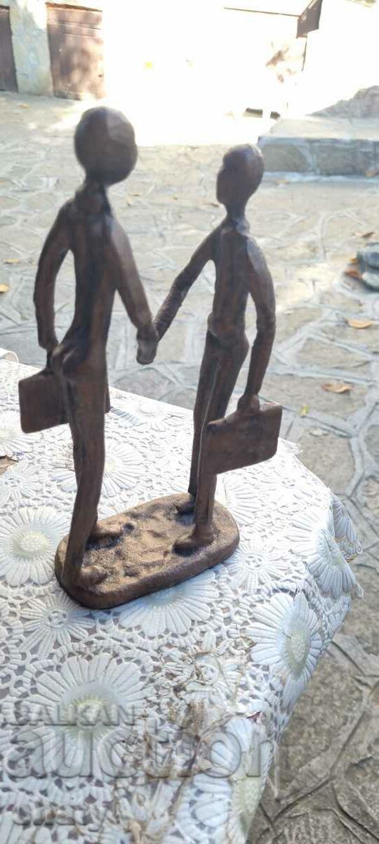 Metal sculpture. Figure with price 65.00 BGN | € 33.23 Metal sculpture. Figure with price 65.00 BGN | € 33.23