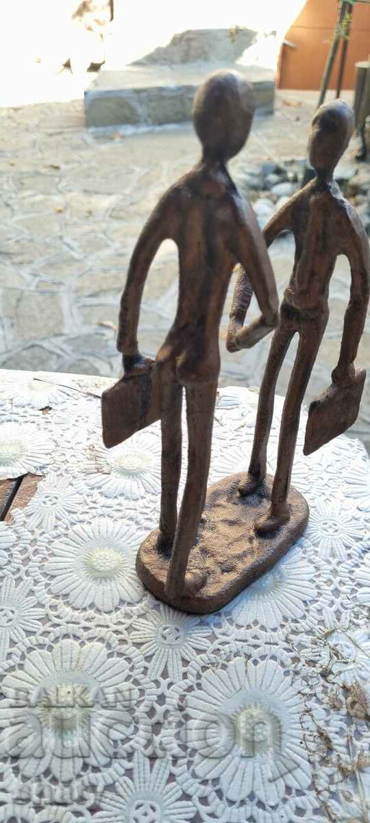 Auction Metal sculpture. Figure Auction Metal sculpture. Figure