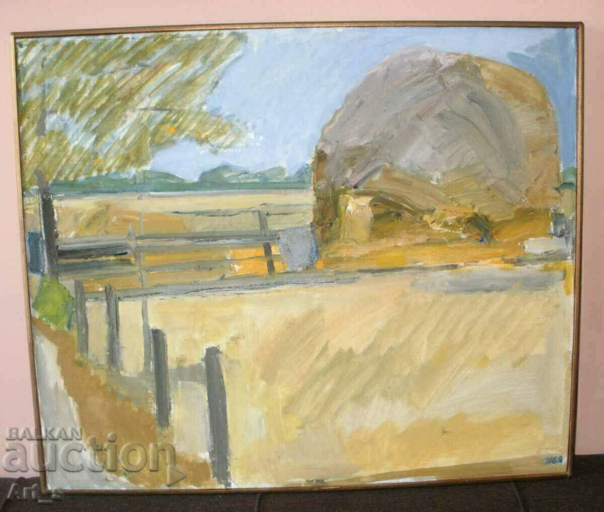 Impressionist landscape by Swedish artist Zage Johanson Impressionist landscape by Swedish artist Zage Johanson