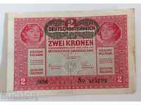 . 1912 2 KRON KRONEN KRONEN BANK AUSTRIA-HUNGARY