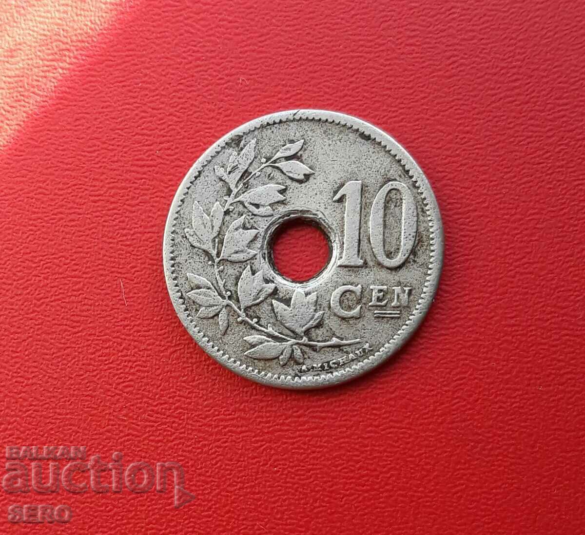 Belgium-10 cents 1904